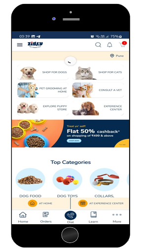 zigly pet care ecommerce marketplace